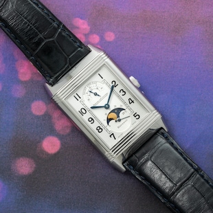 Pre-Owned Jaeger-Lecoultre by Analog Shift Reverso Wempe 125th Anniversary