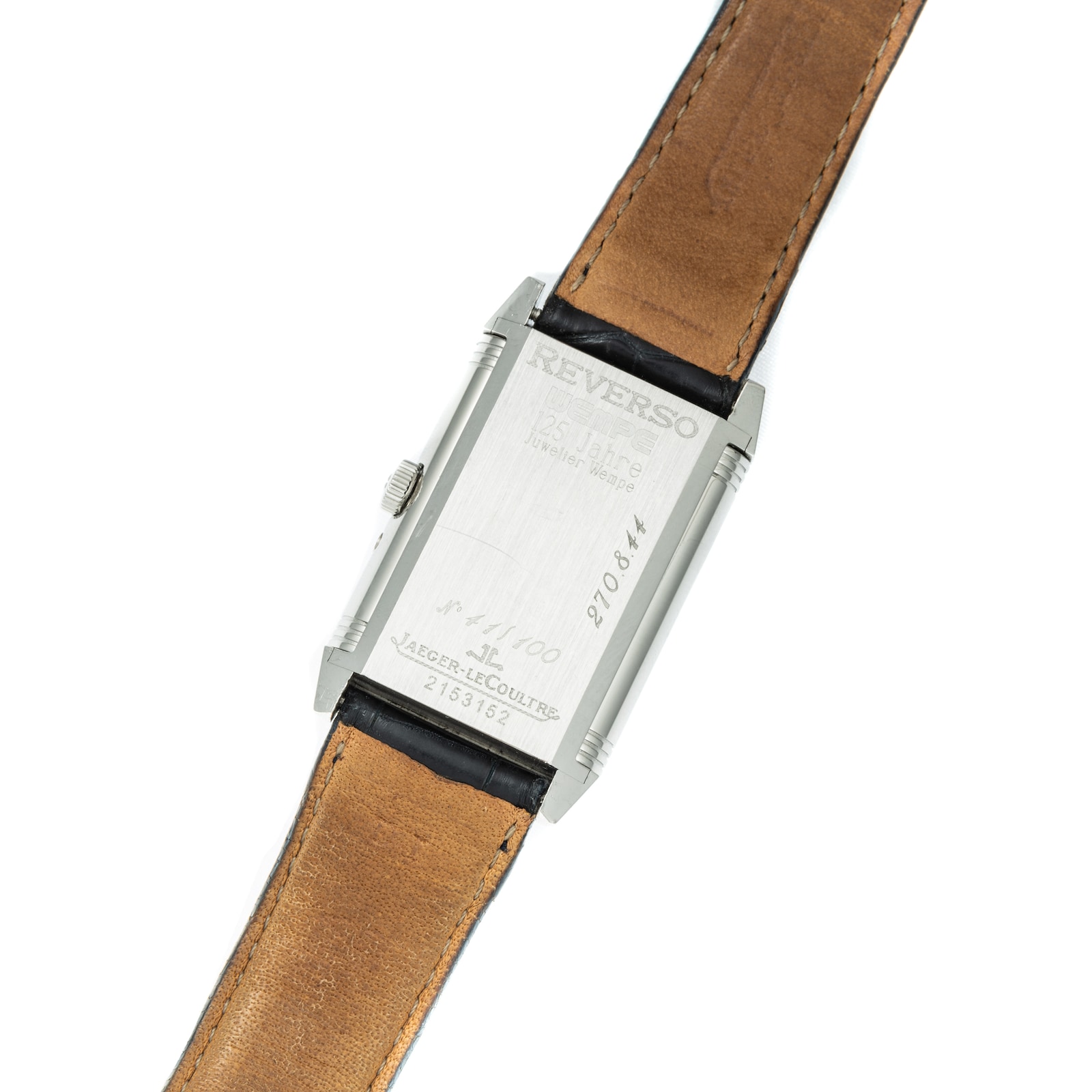 Pre-Owned Jaeger-Lecoultre by Analog Shift Reverso Wempe 125th Anniversary