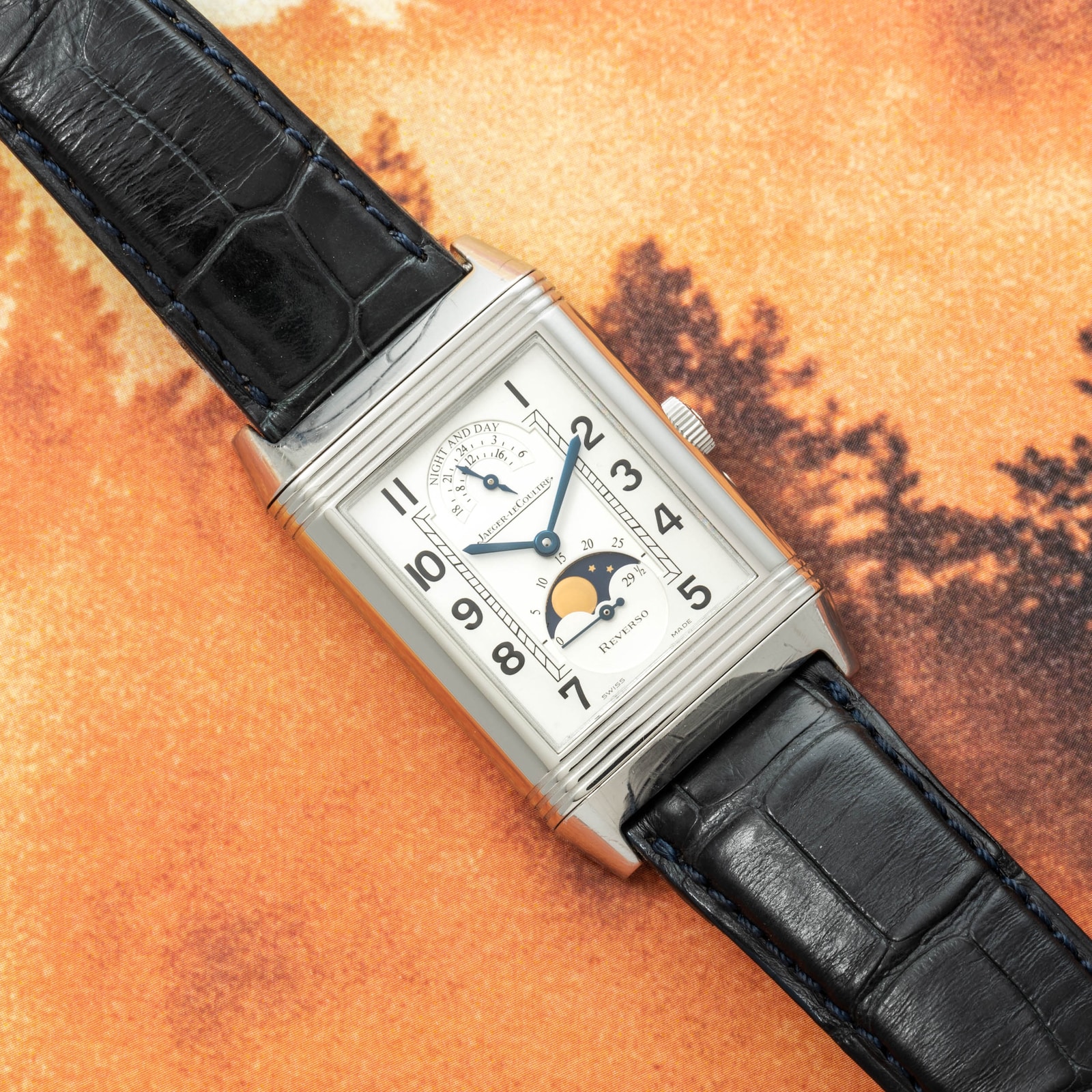 Pre-Owned Jaeger-Lecoultre by Analog Shift Reverso Wempe 125th Anniversary