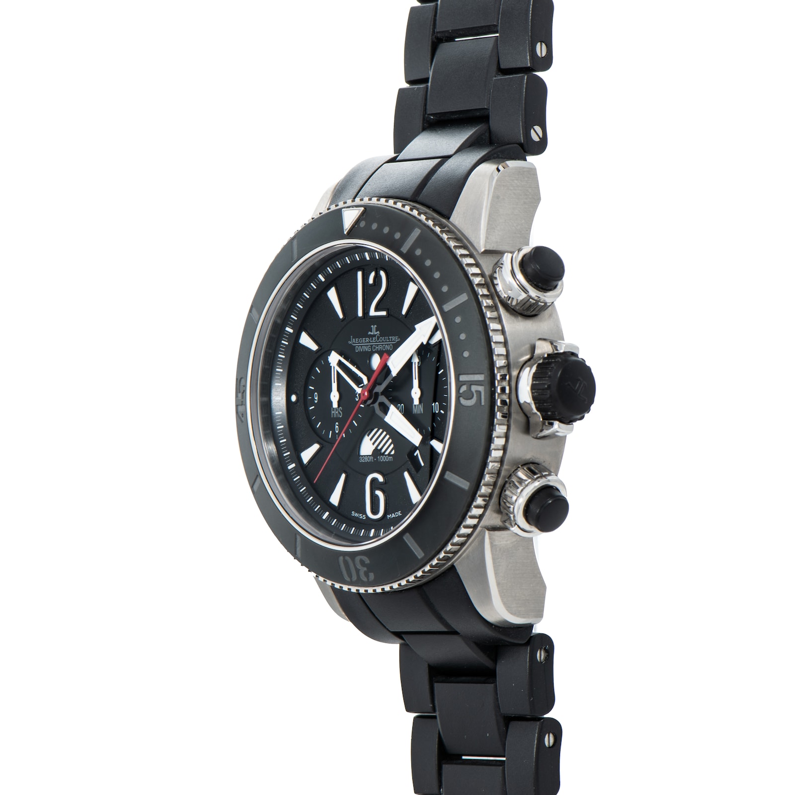 Pre-Owned Jaeger-LeCoultre Master Compressor Navy Seals Diving Chronograph GMT