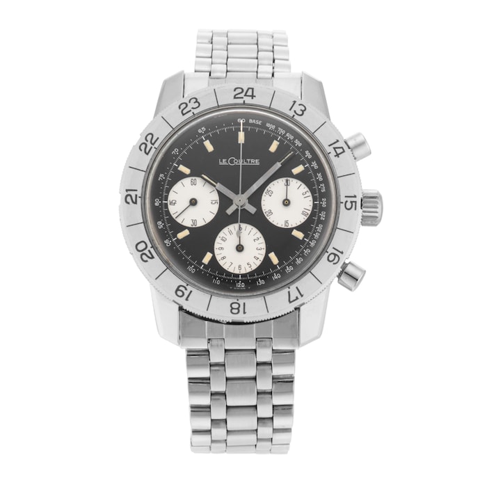 Pre-Owned Jaeger-LeCoultre Great White Shark Chronograph 1960s 40.5MM Stainless Steel