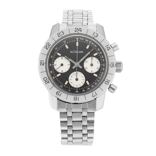Pre-Owned Jaeger-LeCoultre Great White Shark Chronograph 1960s 40.5MM Stainless Steel