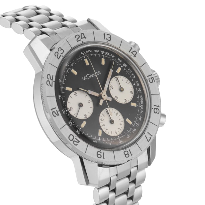 Pre-Owned Jaeger-LeCoultre Great White Shark Chronograph 1960s 40.5MM Stainless Steel