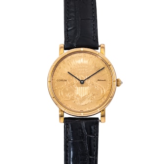 Pre-Owned Corum United States 1904 Yellow Gold Coin Watch Pre-Owned Corum United States 1904 Yellow Gold Coin Watch