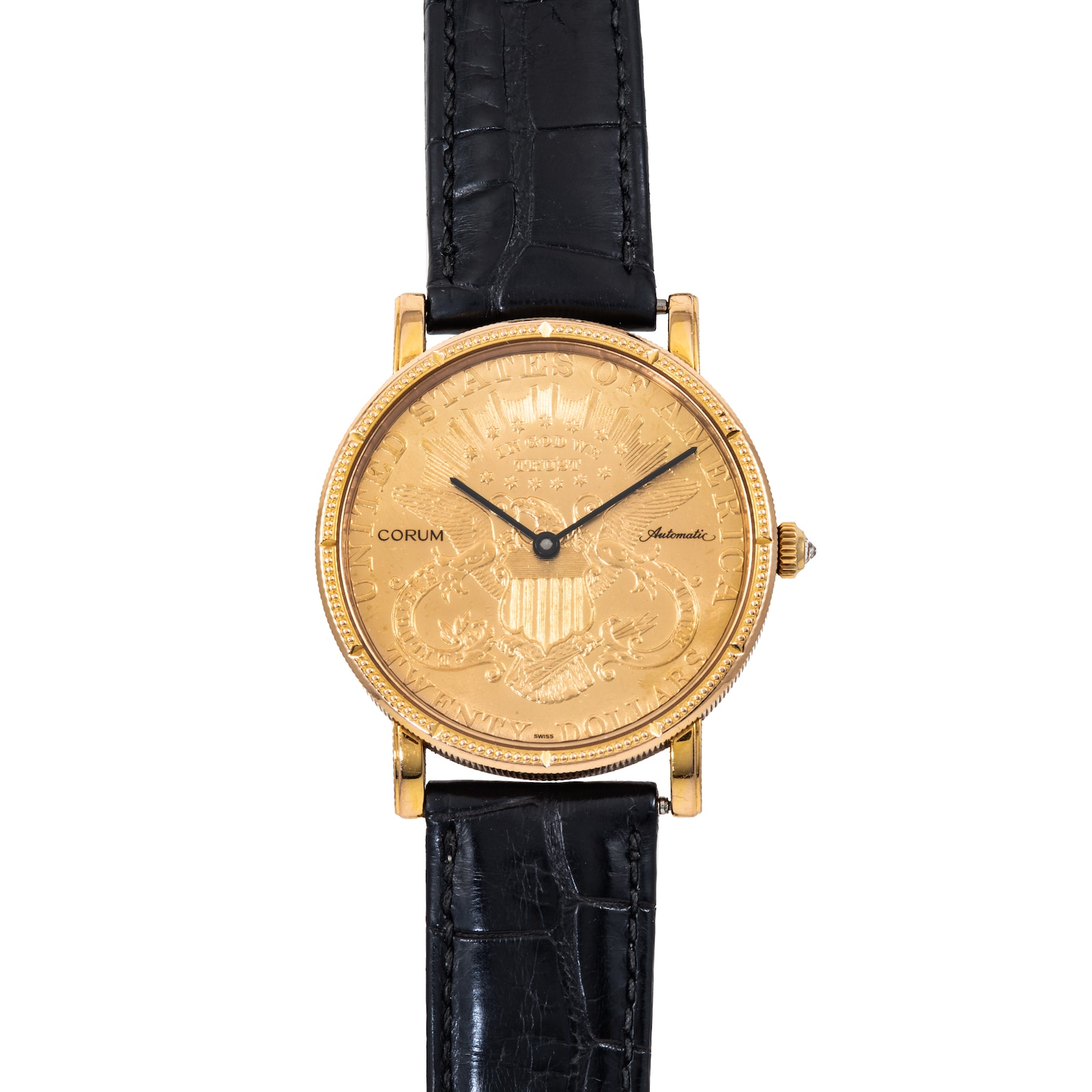 Pre-Owned Corum United States 1904 Yellow Gold Coin Watch