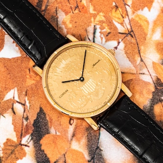 Pre-Owned Corum United States 1904 Yellow Gold Coin Watch Pre-Owned Corum United States 1904 Yellow Gold Coin Watch