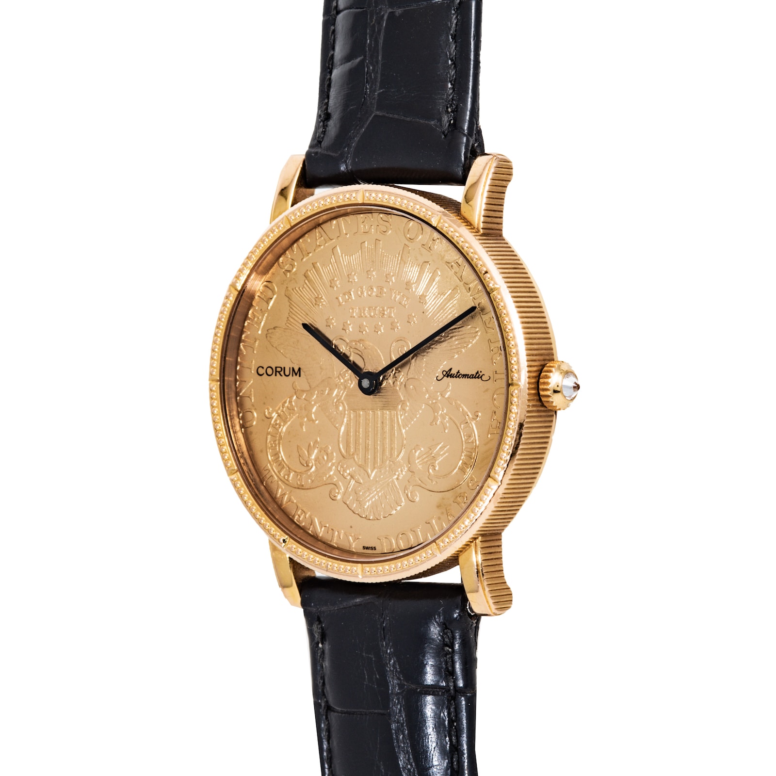 Pre-Owned Corum United States 1904 Yellow Gold Coin Watch