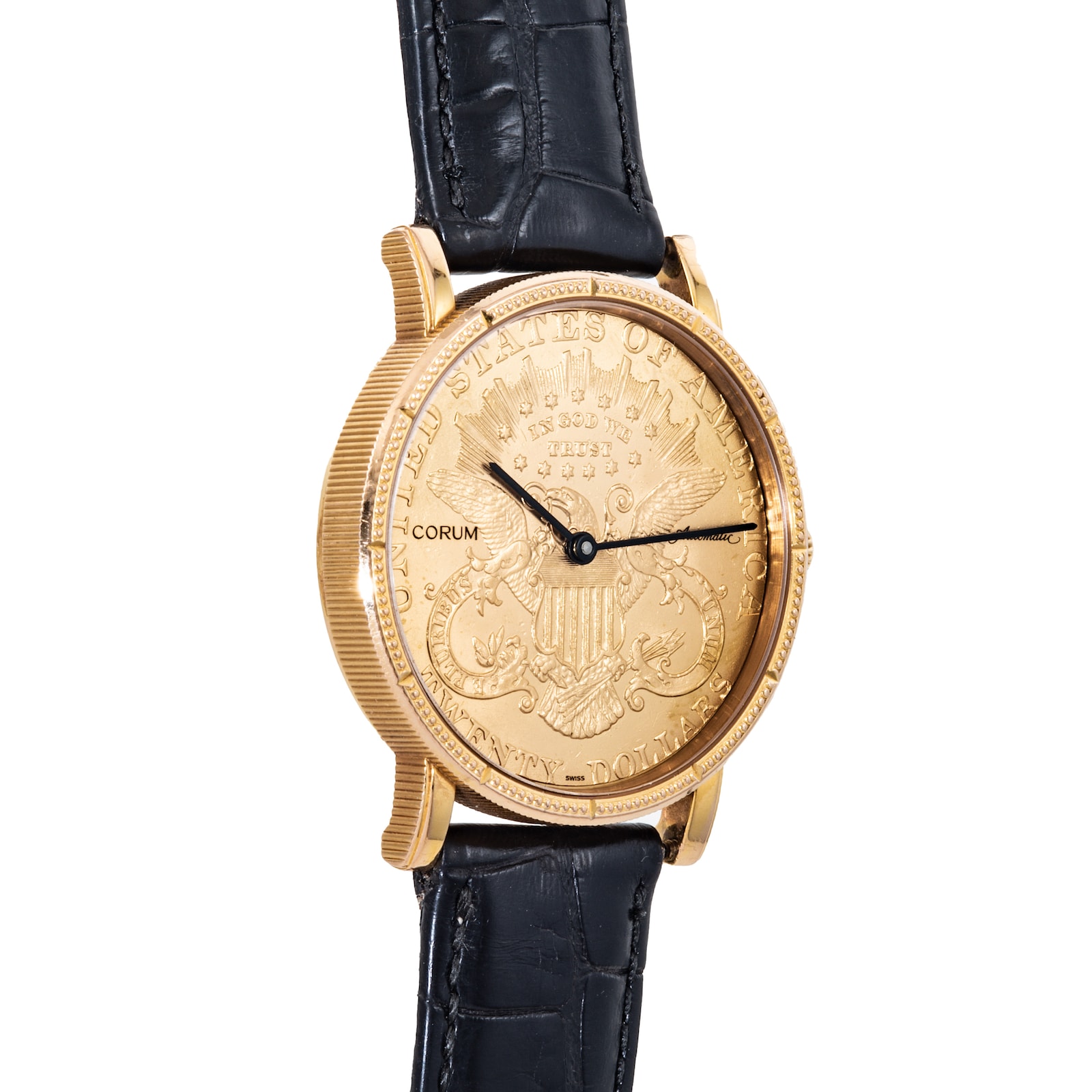 Pre-Owned Corum United States 1904 Yellow Gold Coin Watch