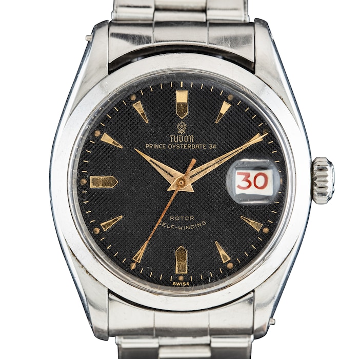 Pre-Owned Tudor by Analog Shift Pre-Owned Tudor Prince Oysterdate 'Honeycomb'