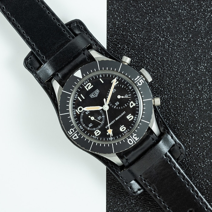 Pre-Owned Heuer Bundeswehr by Analog Shift Pre-Owned Heuer Bundeswehr Sternzeit Reguliert