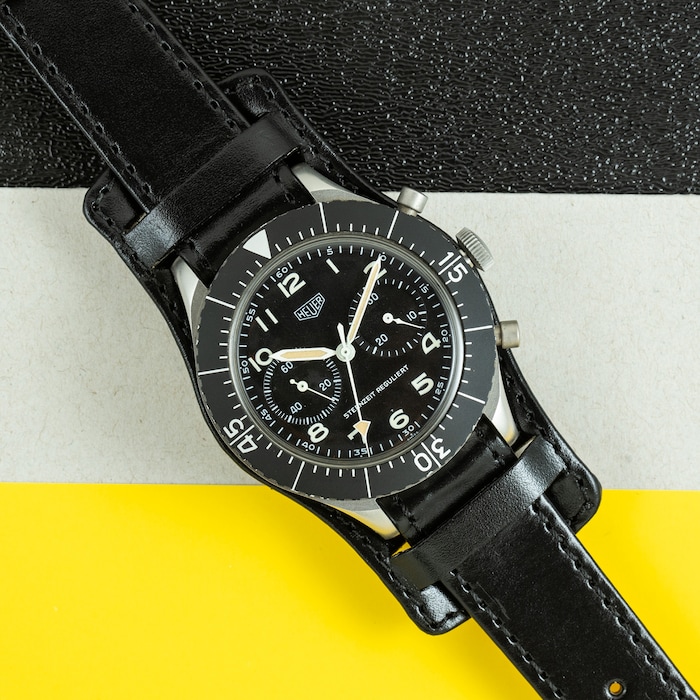 Pre-Owned Heuer Bundeswehr by Analog Shift Pre-Owned Heuer Bundeswehr Sternzeit Reguliert