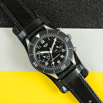 Pre-Owned Heuer Bundeswehr by Analog Shift Heuer Bundeswehr Sternzeit Reguliert