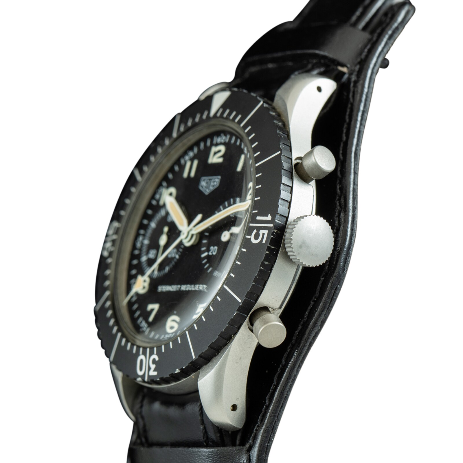 Pre-Owned Heuer Bundeswehr by Analog Shift Heuer Bundeswehr Sternzeit Reguliert