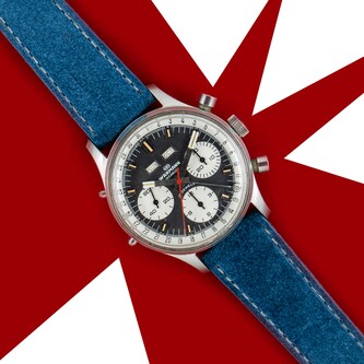 Pre-Owned Wakmann by Analog Shift Wakmann Triple Calendar Chronograph
