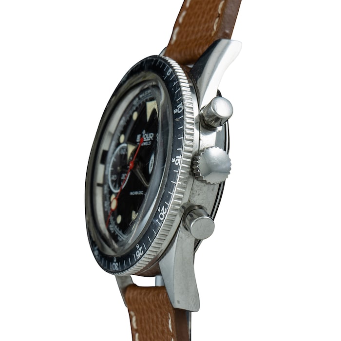 Pre-Owned LeJour by Analog Shift Pre-Owned LeJour 'Broad Arrow' Chronograph