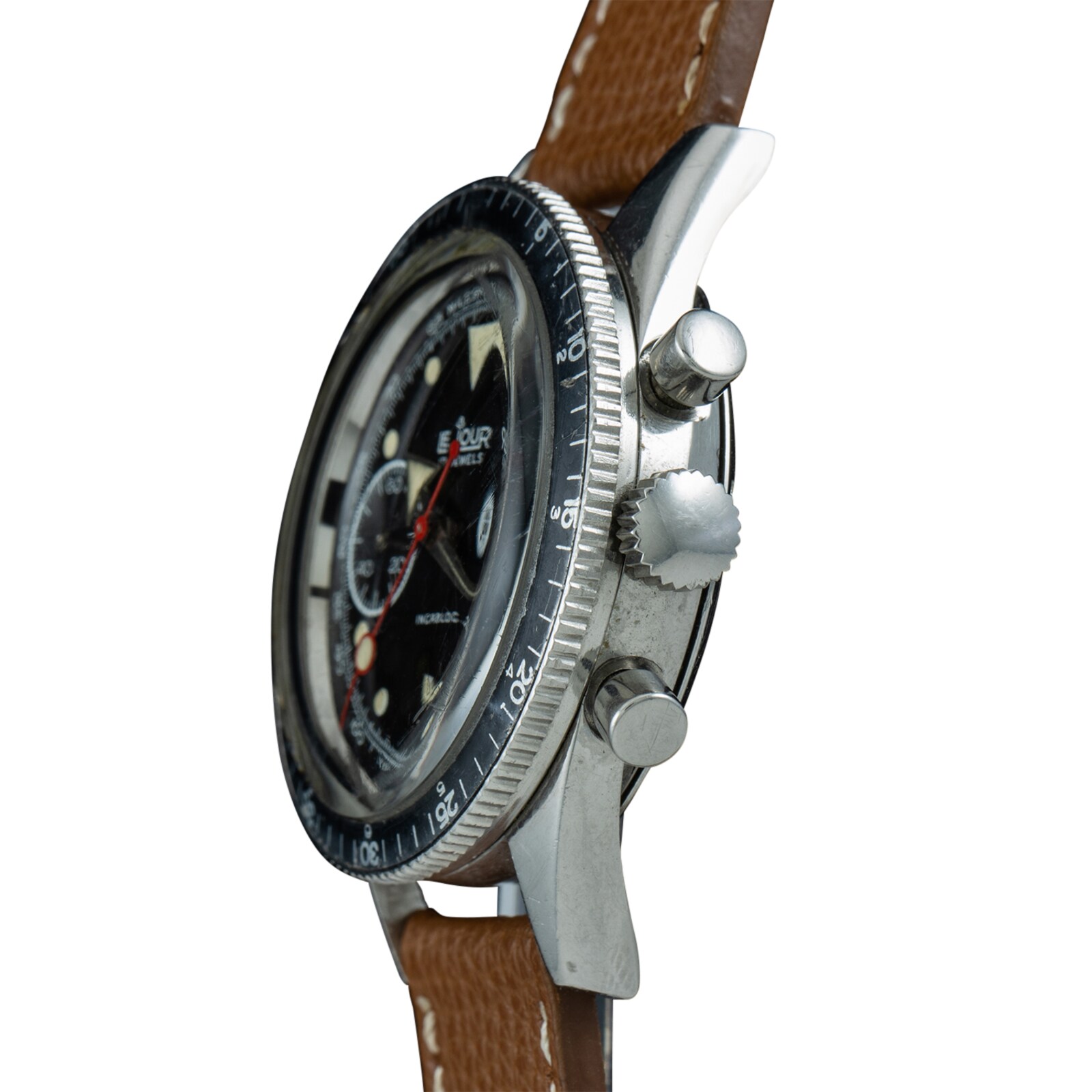 Pre-Owned LeJour by Analog Shift LeJour 'Broad Arrow' Chronograph