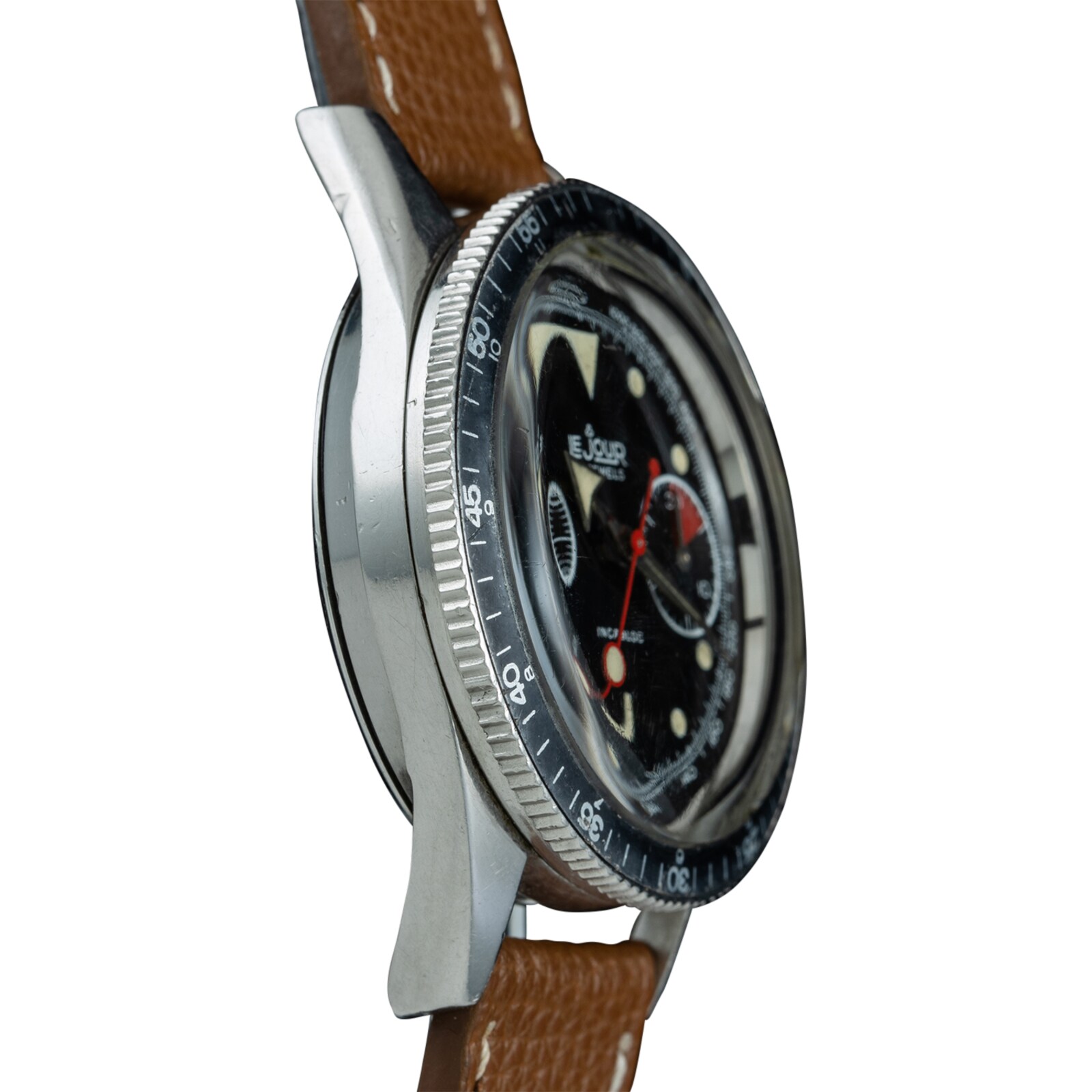 Pre-Owned LeJour by Analog Shift LeJour 'Broad Arrow' Chronograph