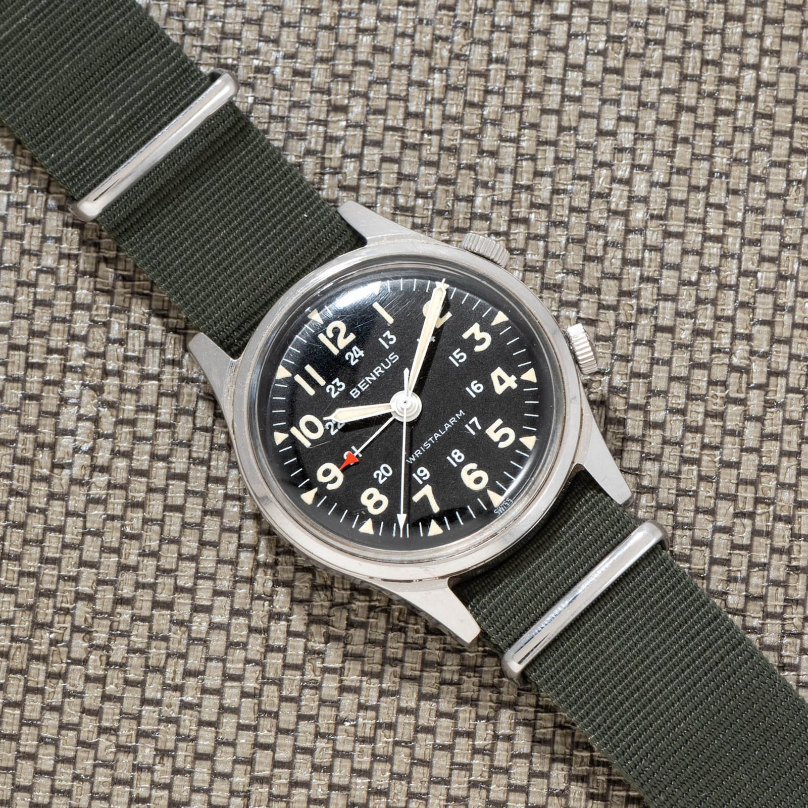Pre-Owned Benrus Benrus Wrist Alarm 'Bullitt'