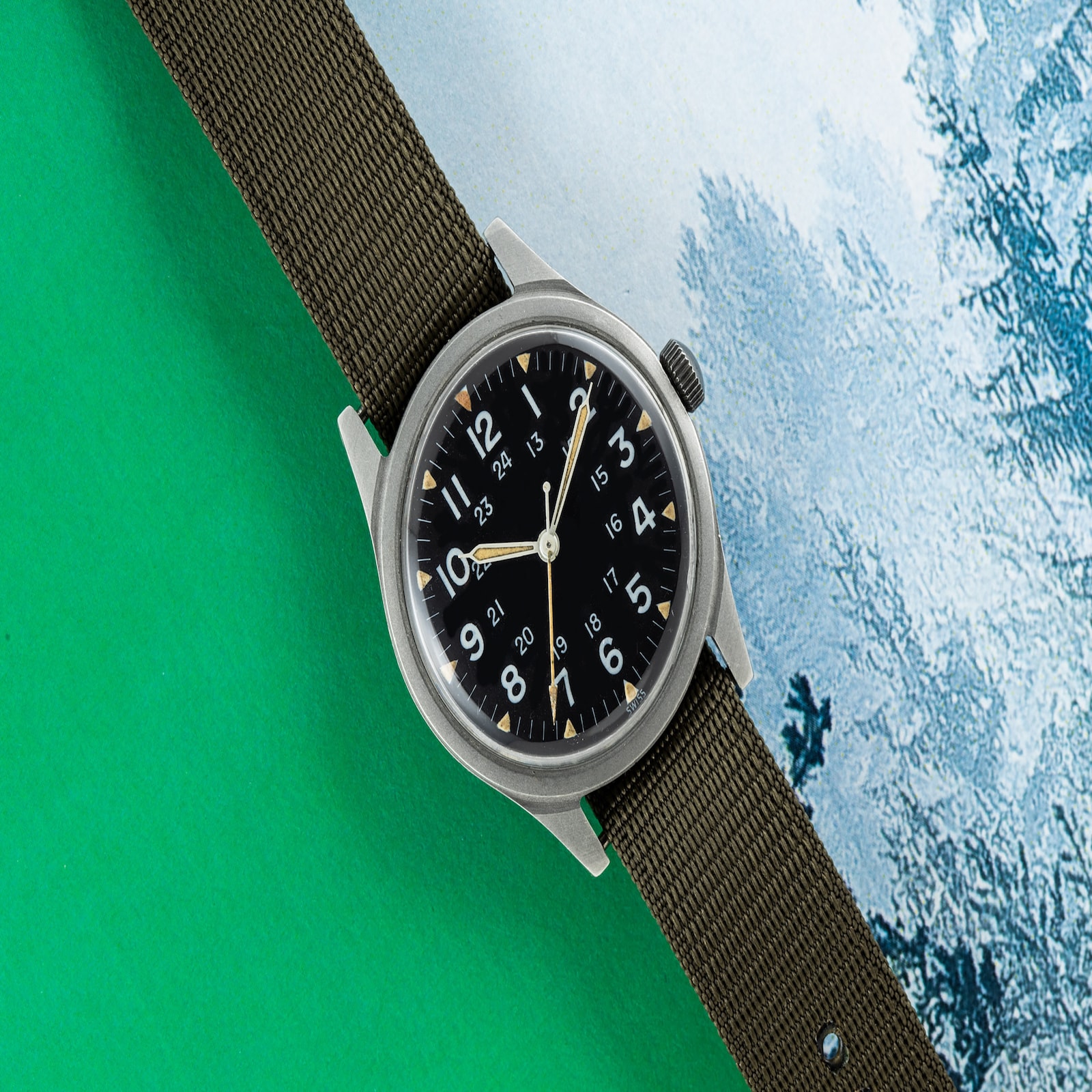 Pre-Owned Benrus by Analog Shift Benrus GI Watch