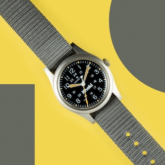 Pre-Owned Hamilton by Analog Shift Kahki Field Watch