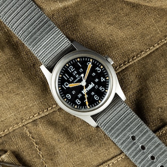 Pre-Owned Hamilton by Analog Shift Kahki Field Watch