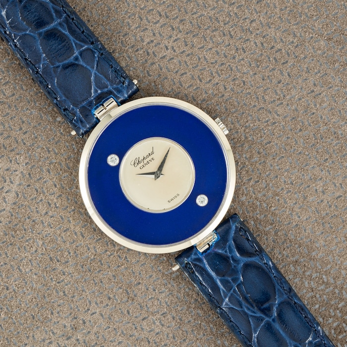 Pre-Owned Chopard by Analog Shift Pre-Owned Chopard Happy Diamonds 'Lapis'