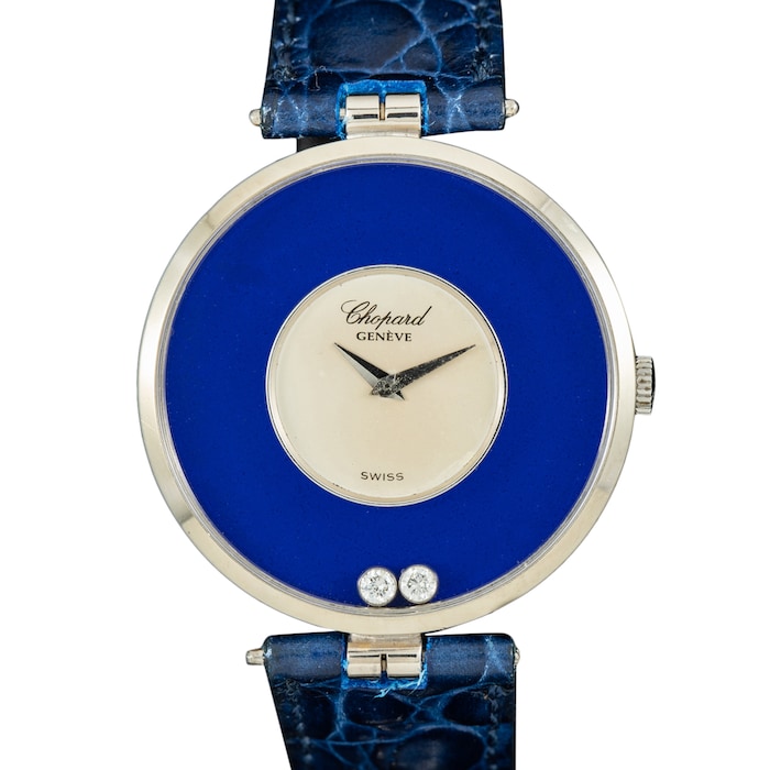 Pre-Owned Chopard by Analog Shift Pre-Owned Chopard Happy Diamonds 'Lapis'