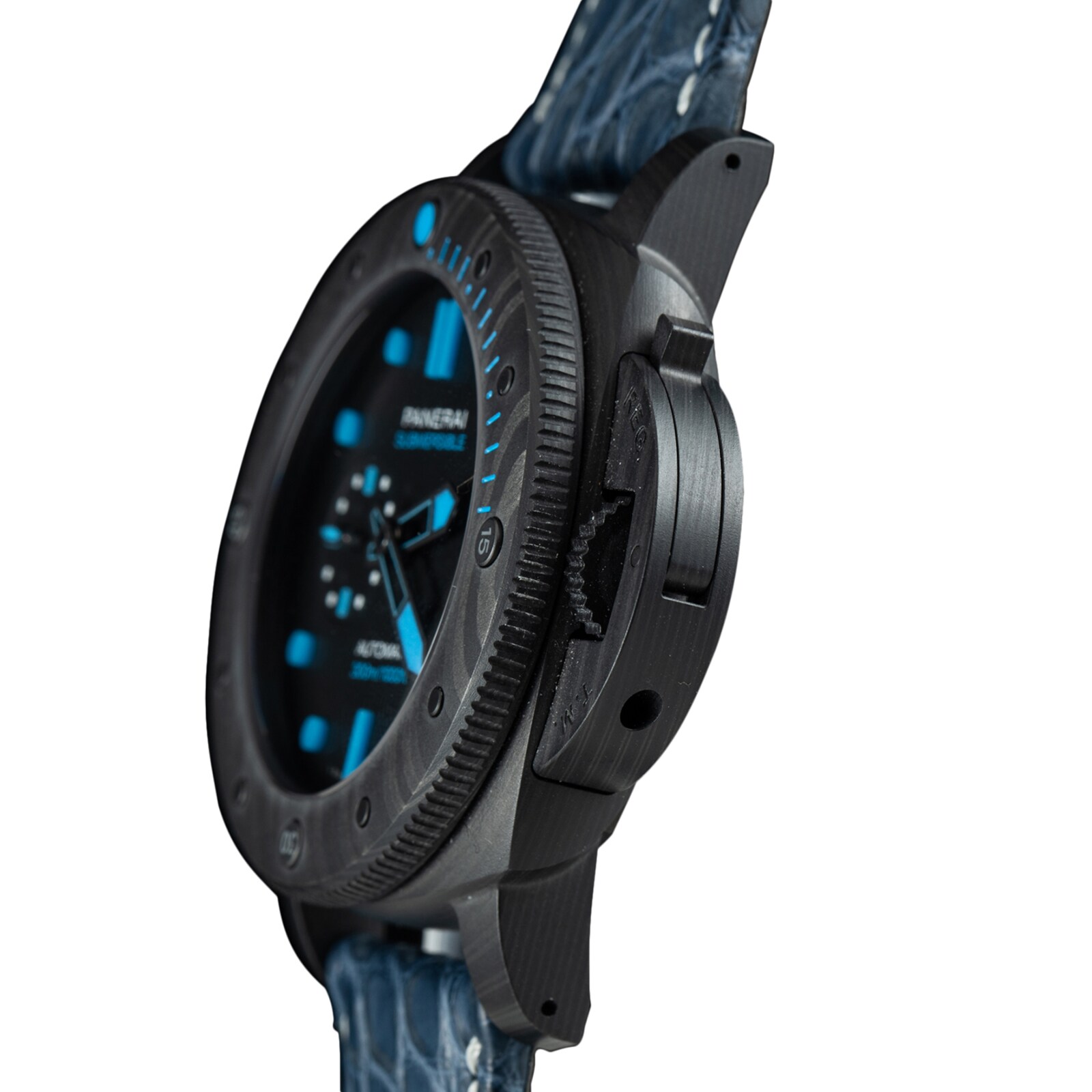 Pre-Owned Panerai by Analog Shift Luminor Submersible Carbotech