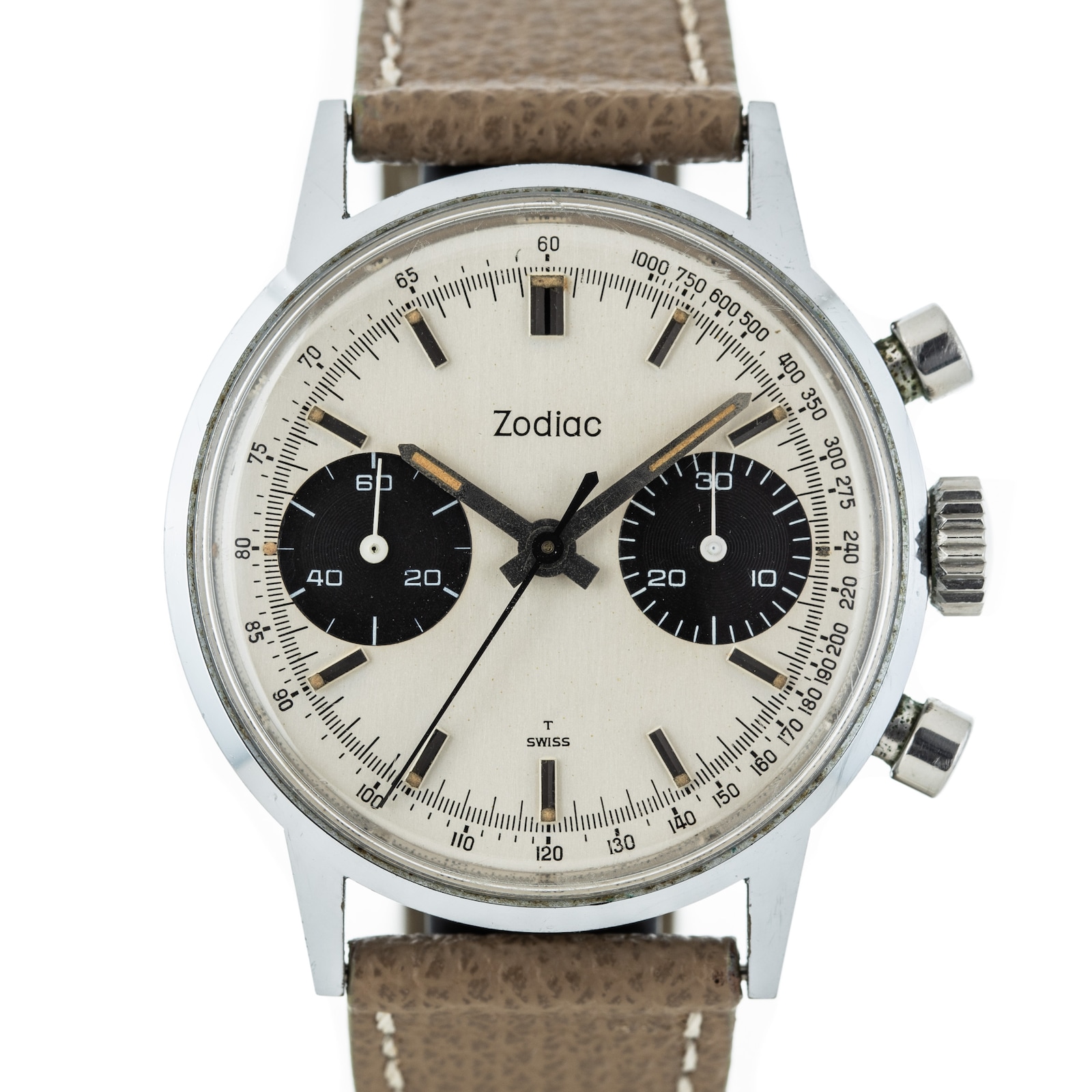 Pre-Owned Zodiac by Analog Shift Zodiac "Poor Mans Carrera" Chronograph