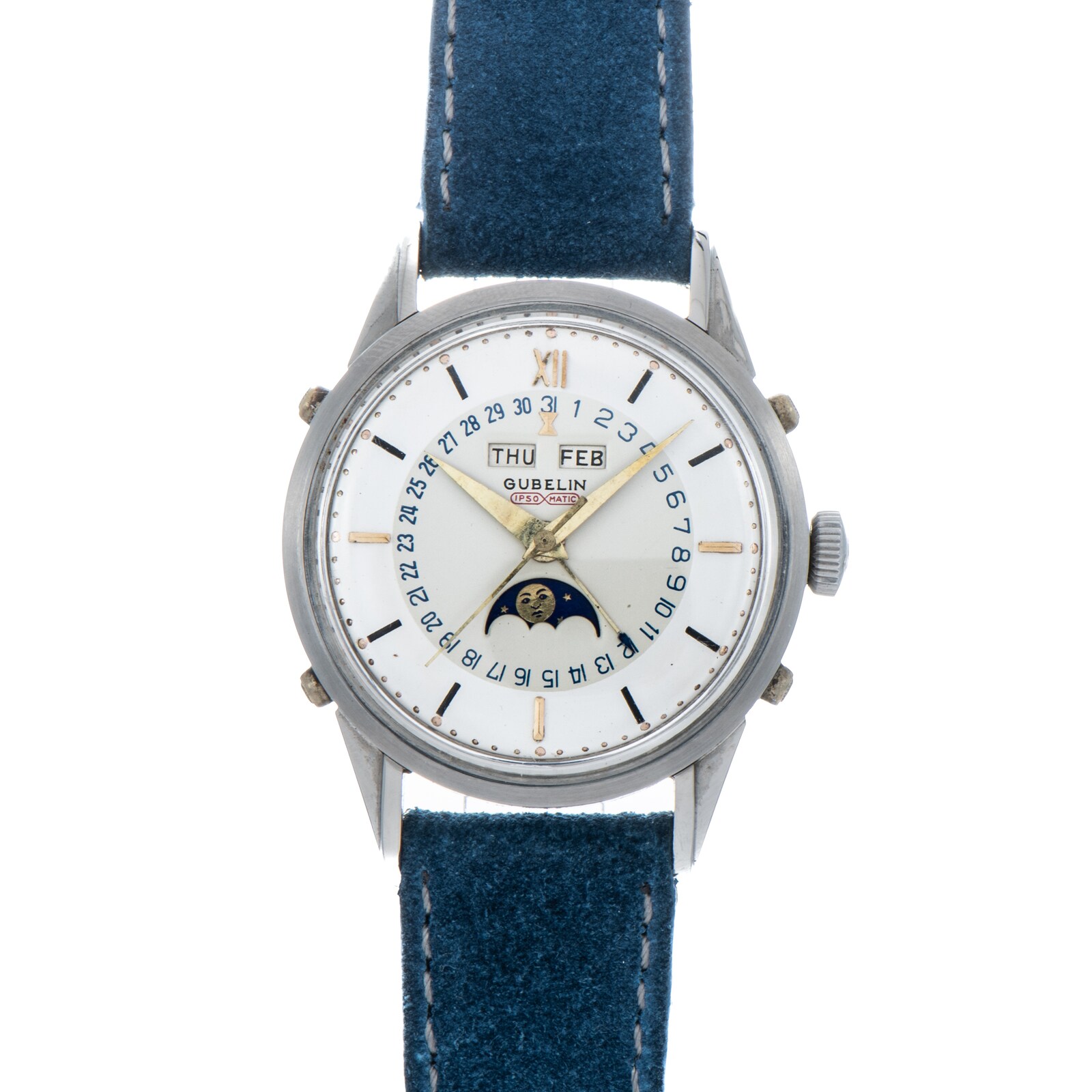 Pre-Owned Gubelin by Analog Shift Gubelin Triple Calendar Moonphase 'Jumbo'