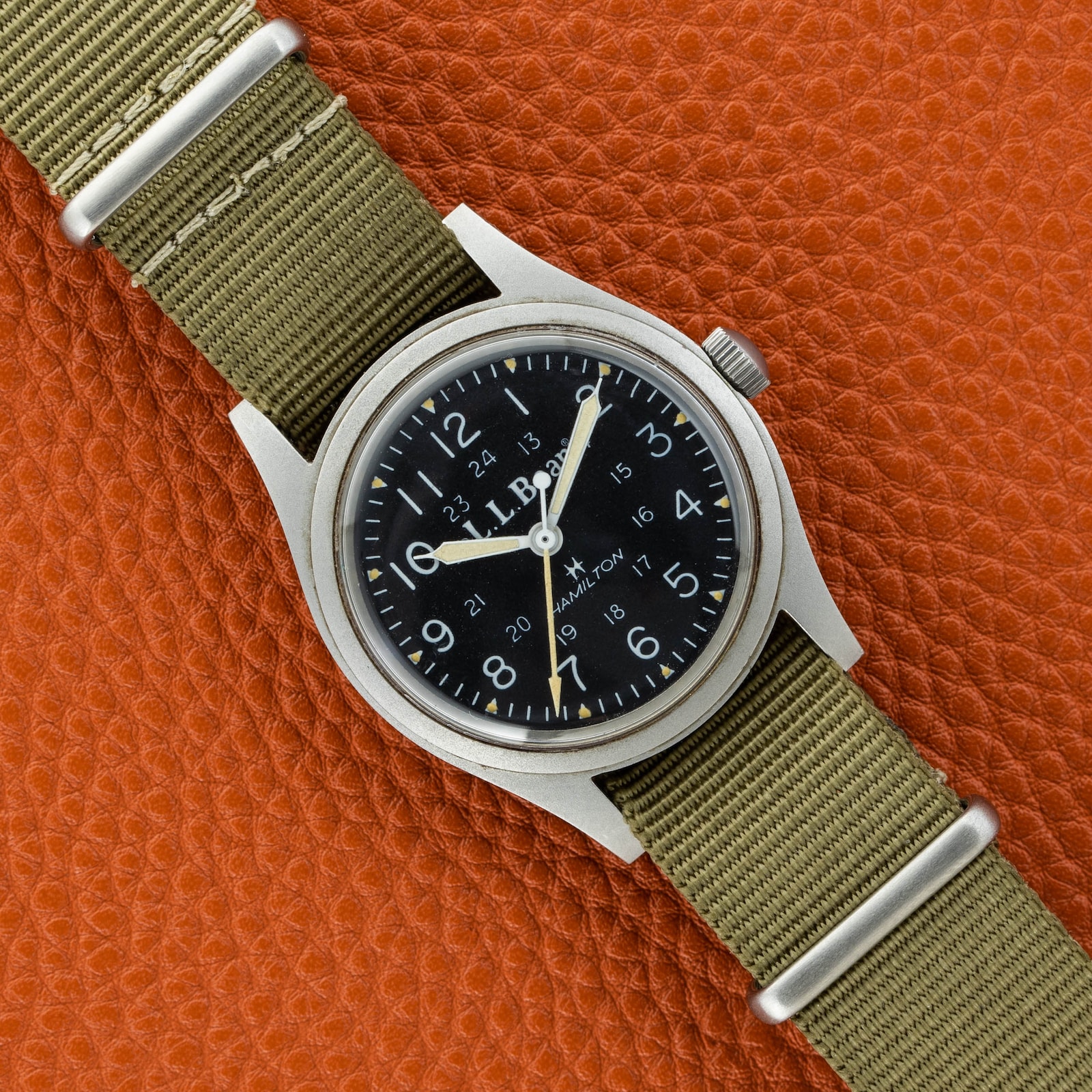 Pre-Owned Hamilton Field Watch For LL Bean