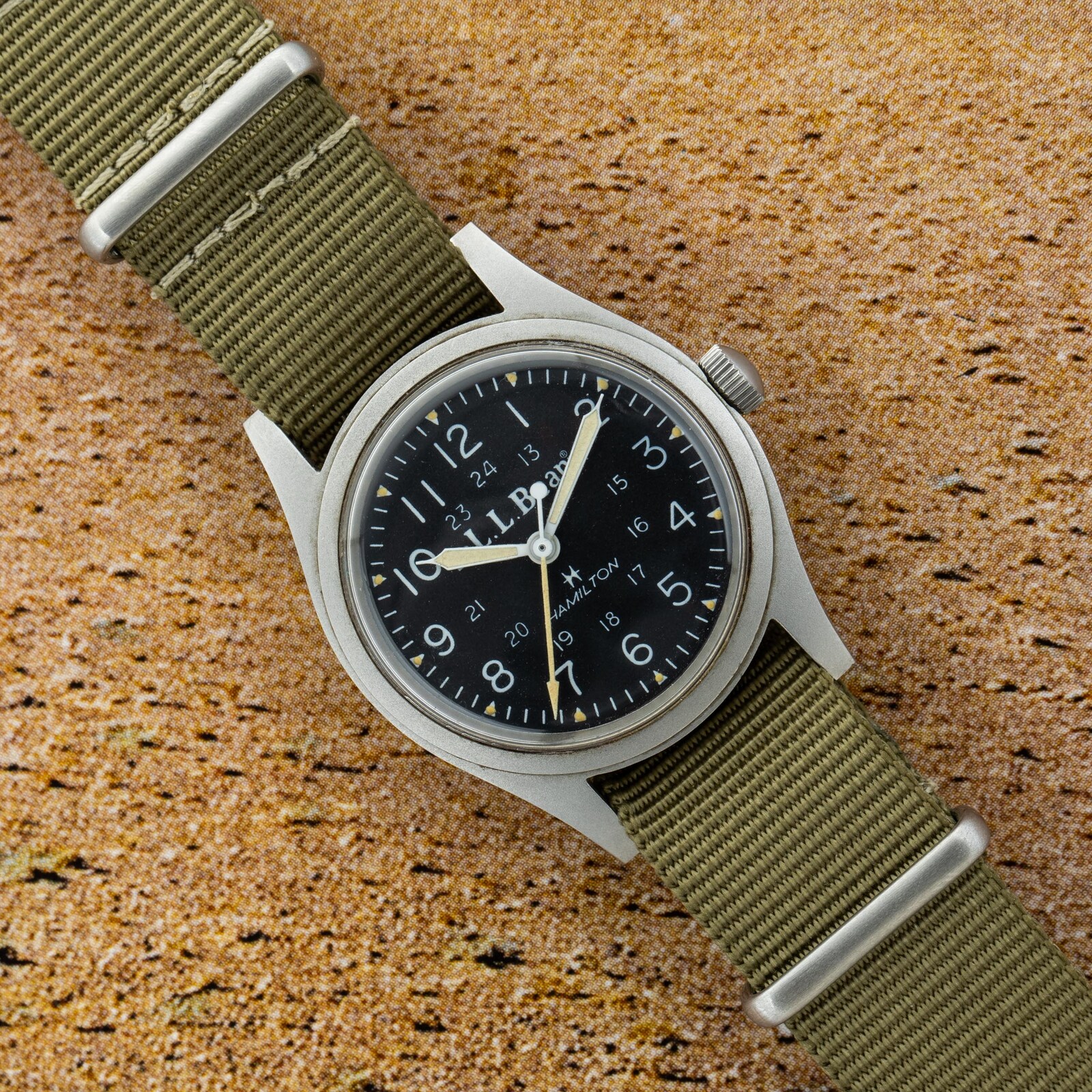 Pre-Owned Hamilton Field Watch For LL Bean