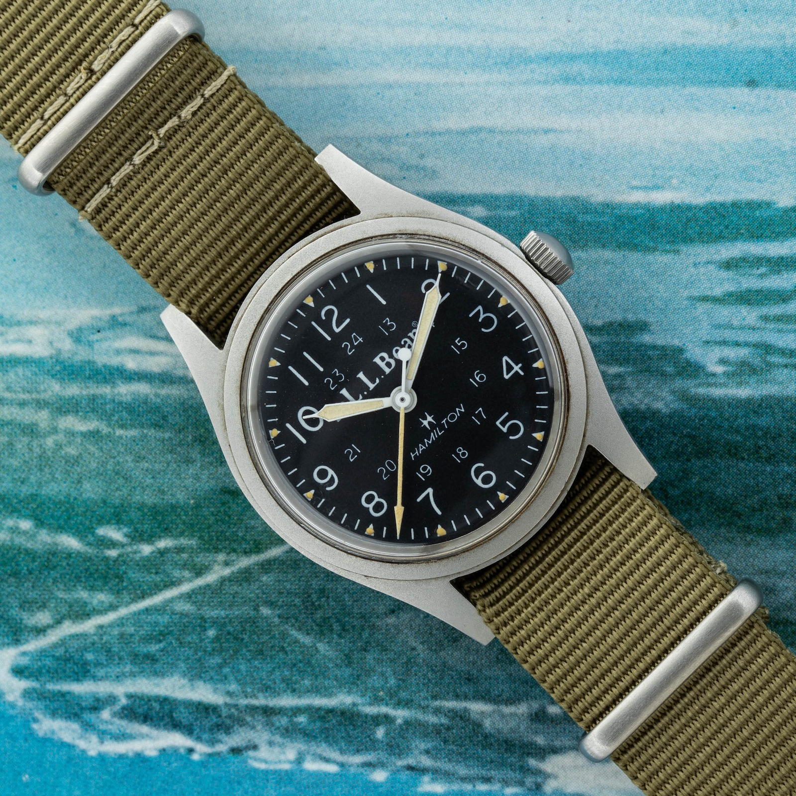 Pre-Owned Hamilton Field Watch For LL Bean