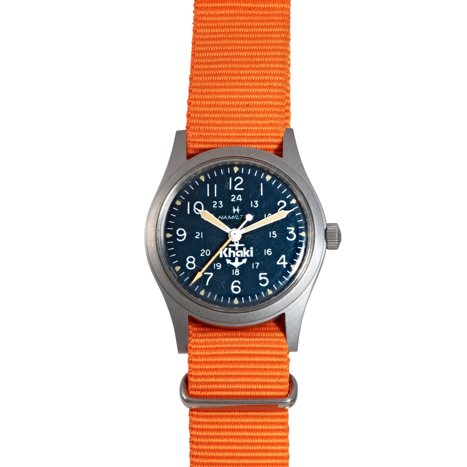 Pre-Owned Hamilton Khaki Field 'Blue Anchor'