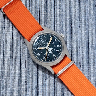 Pre-Owned Hamilton Khaki Field 'Blue Anchor'