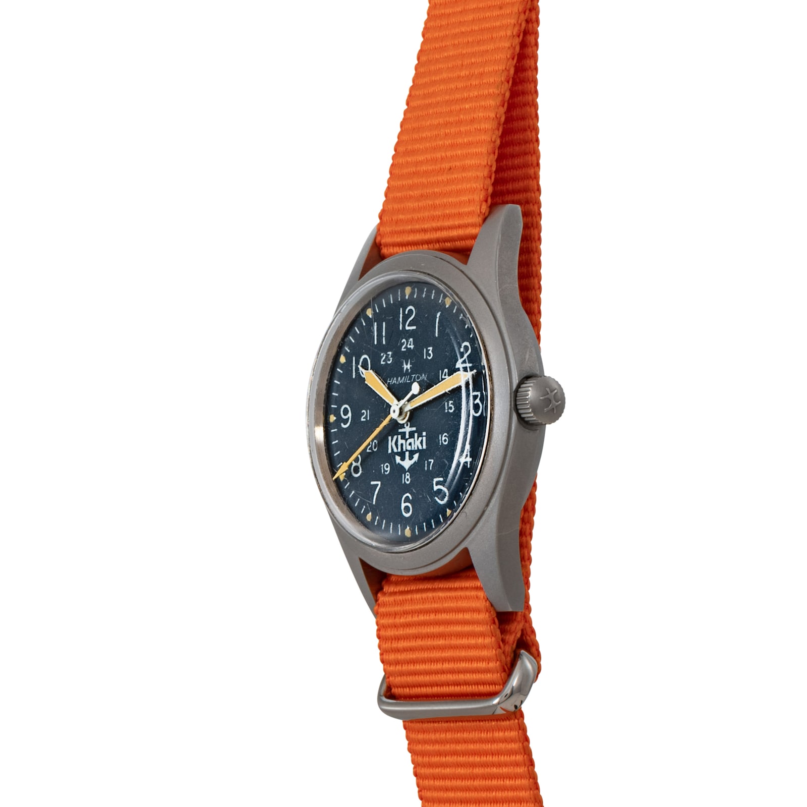 Pre-Owned Hamilton Khaki Field 'Blue Anchor'