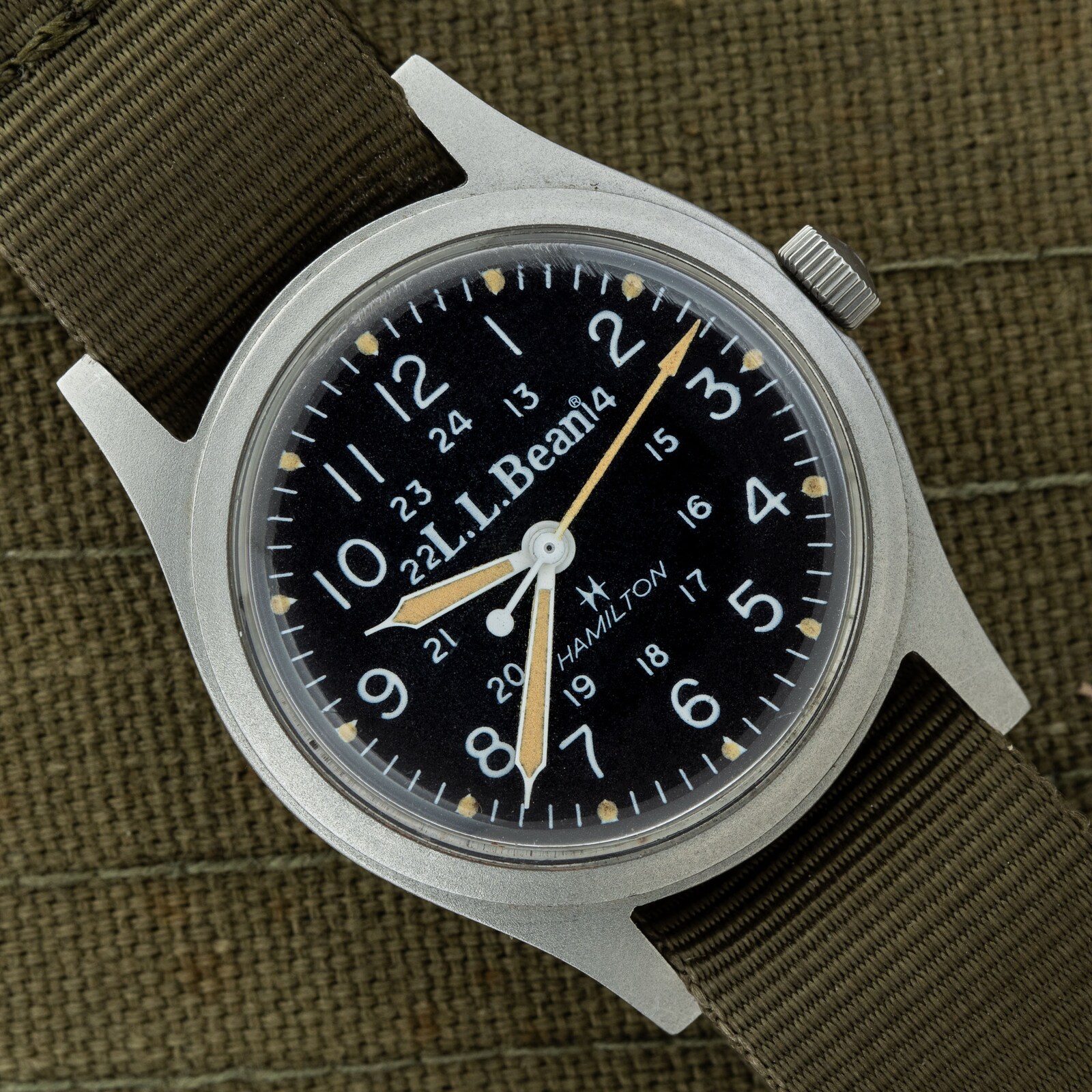 Pre-Owned Hamilton by Analog Shift Field Watch For LL Bean