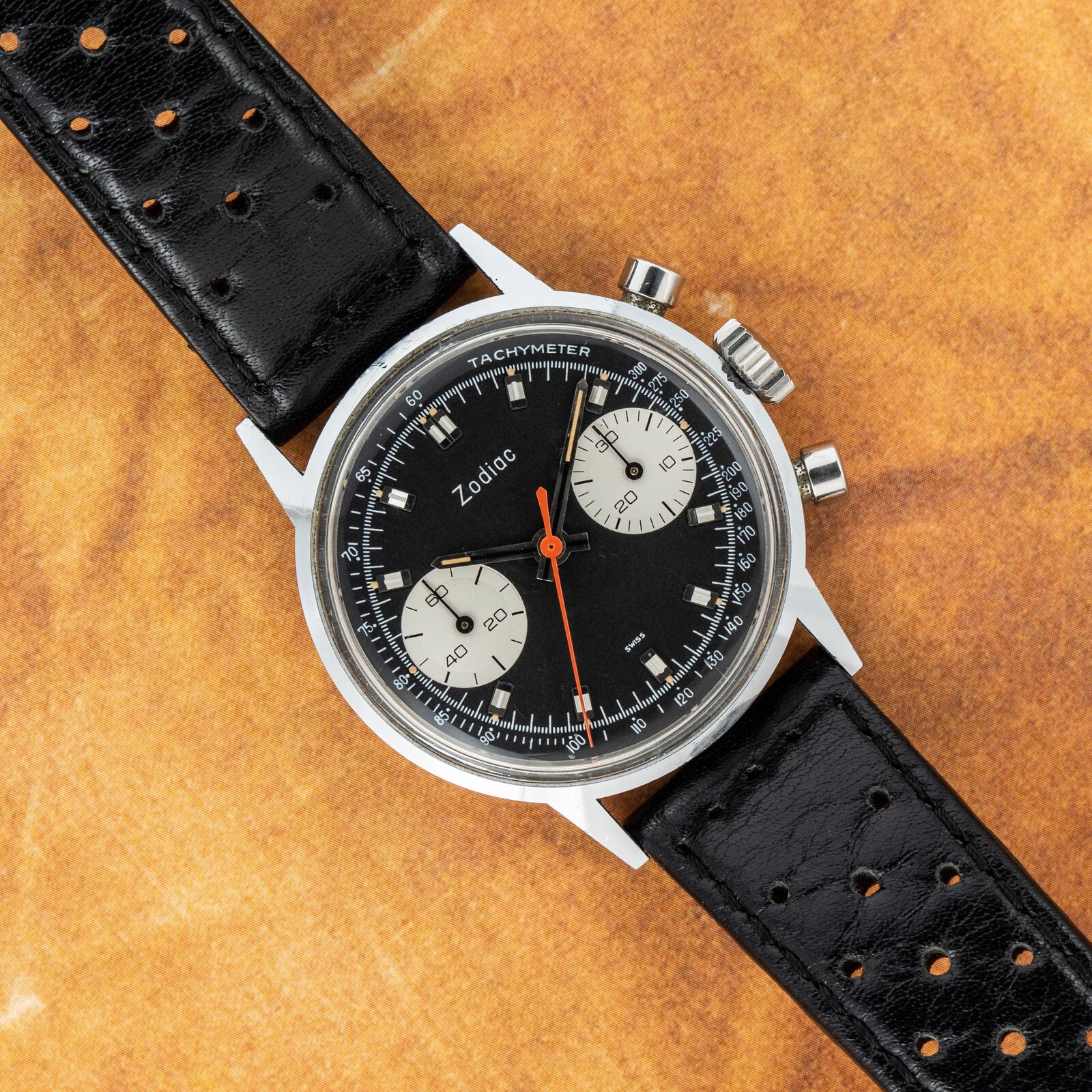 Pre-Owned Zodiac by Analog Shift Zodiac Chronograph "Poor Man's Carrera"