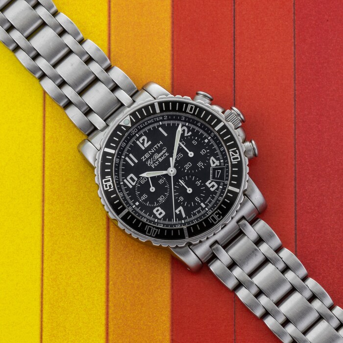 Pre-Owned Zenith by Analog Shift El Primero Rainbow Flyback Chronograph