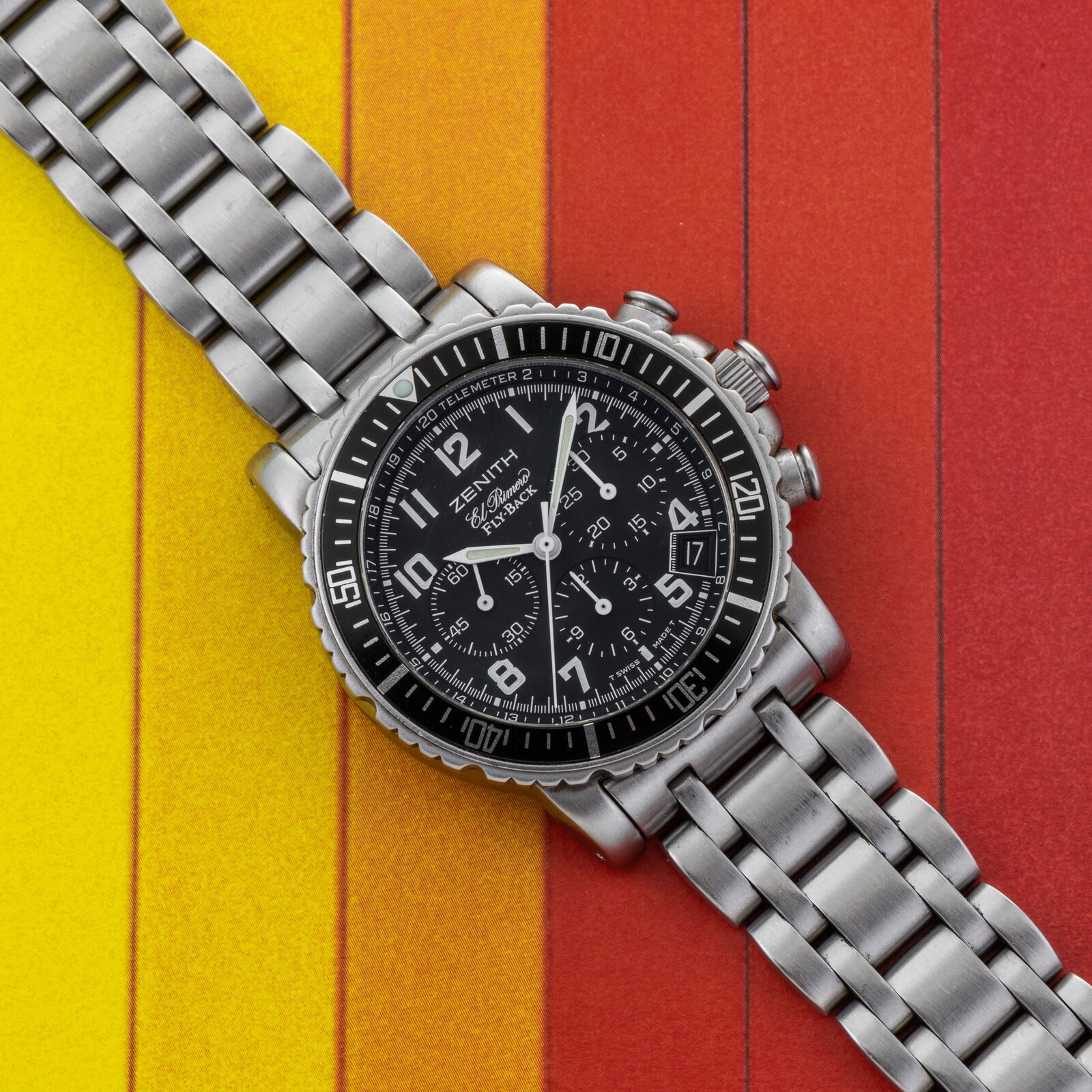 Pre-Owned Zenith by Analog Shift El Primero Rainbow Flyback Chronograph