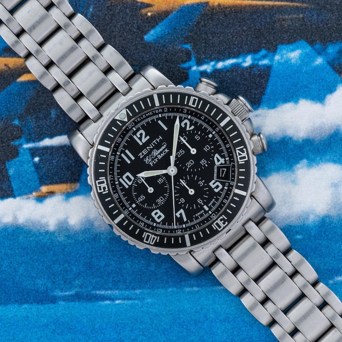Pre-Owned Zenith by Analog Shift El Primero Rainbow Flyback Chronograph
