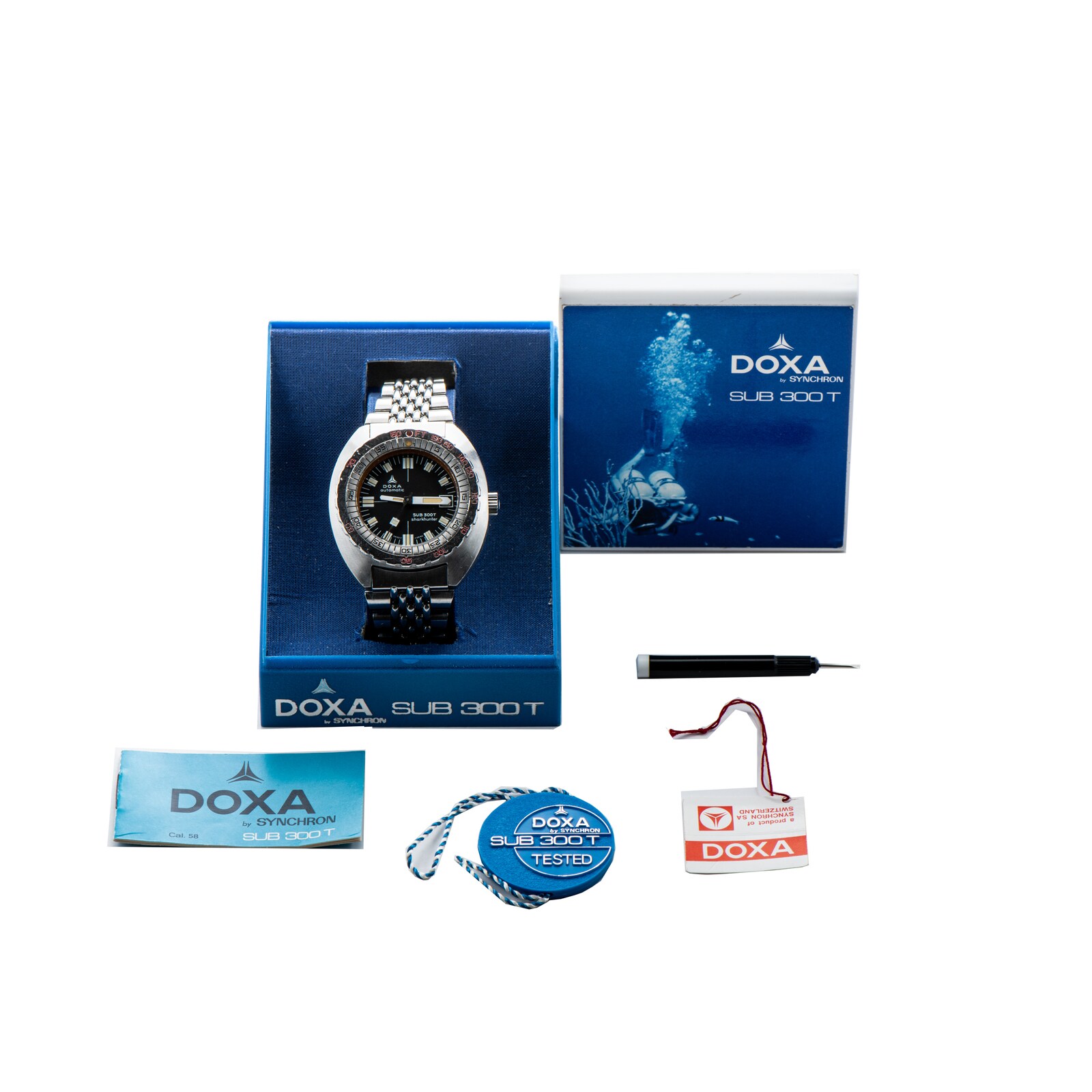 Pre-Owned Doxa by Analog Shift DOXA Sub 300T Sharkhunter