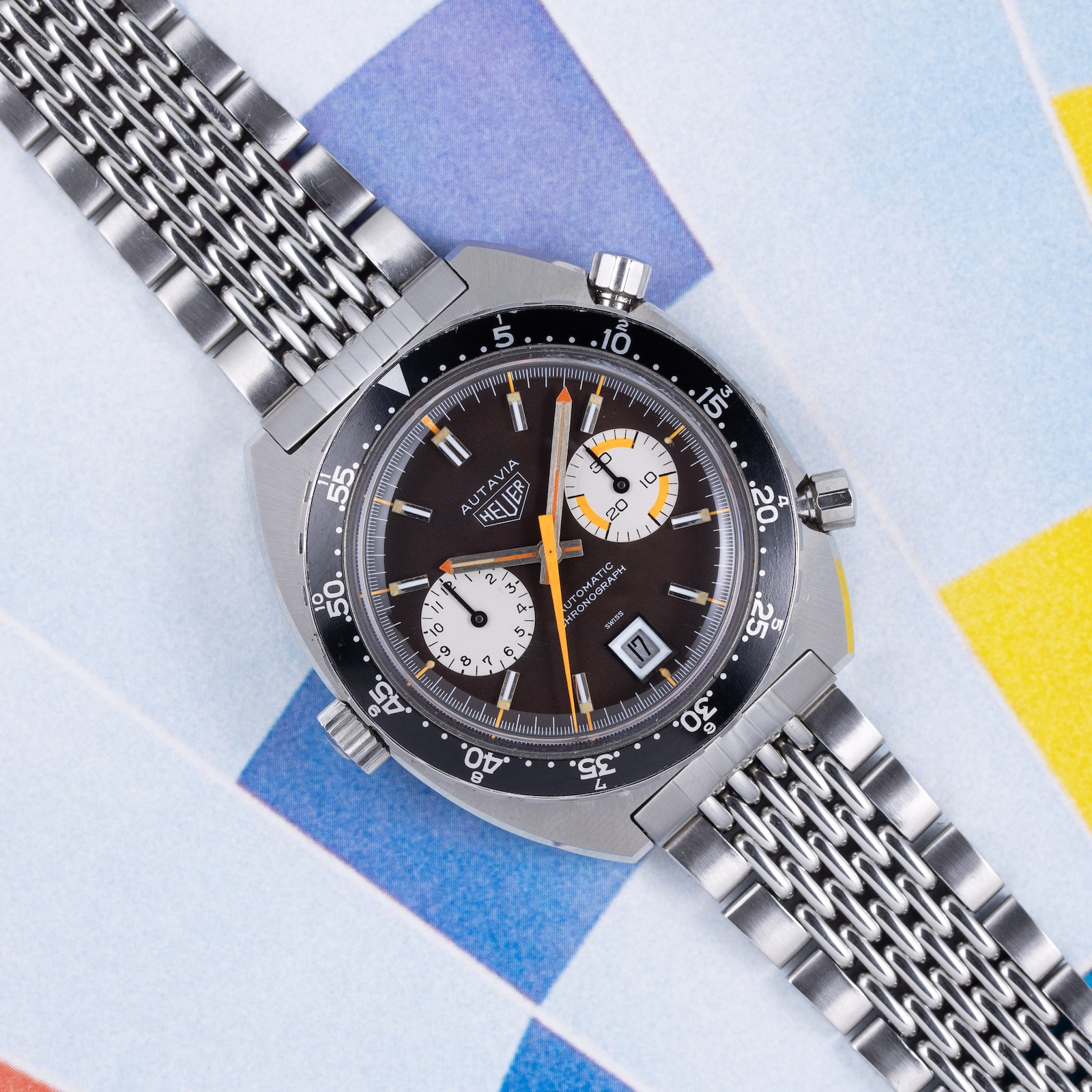 Pre-Owned Heuer Heuer Autavia 'Orange Boy'