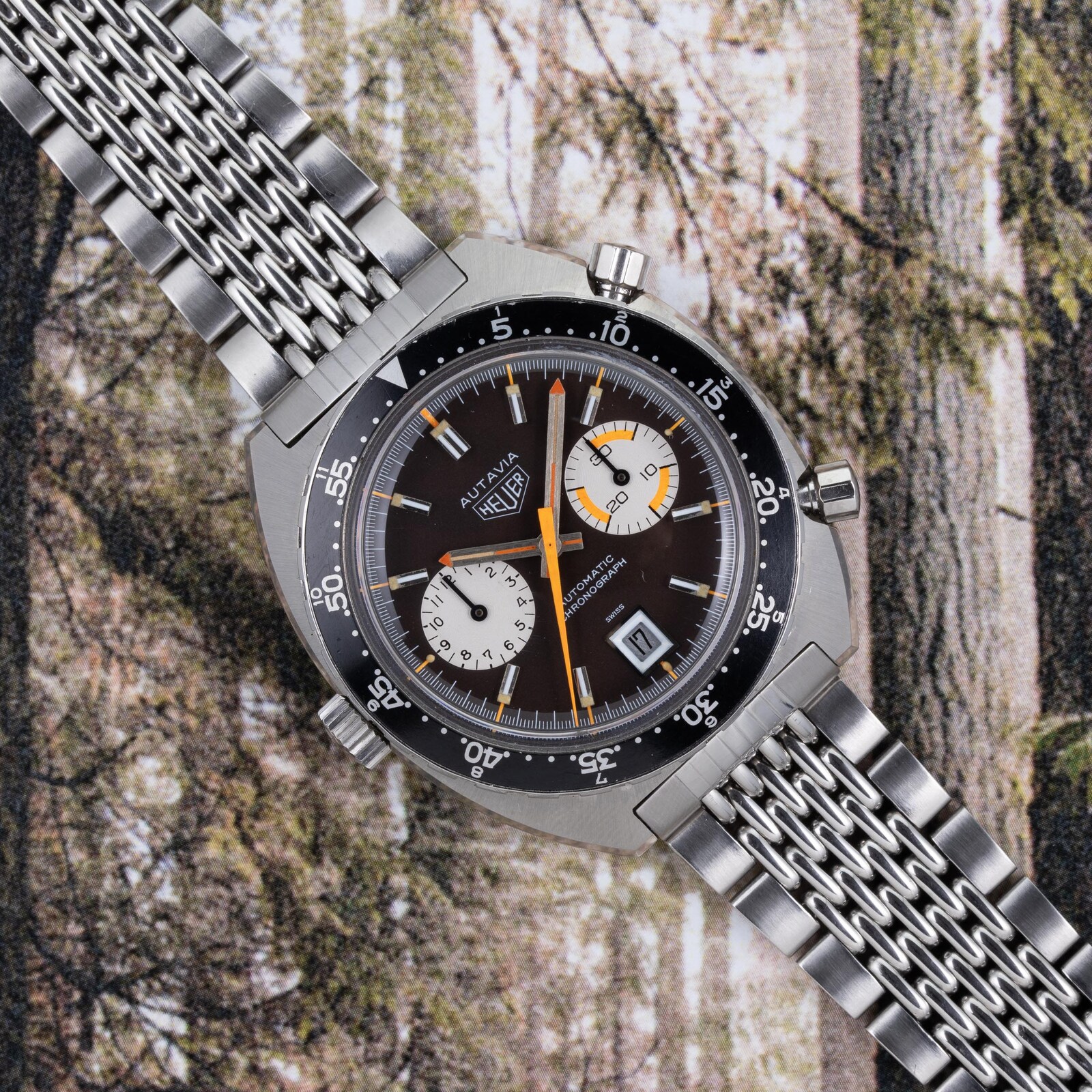 Pre-Owned Heuer Heuer Autavia 'Orange Boy'