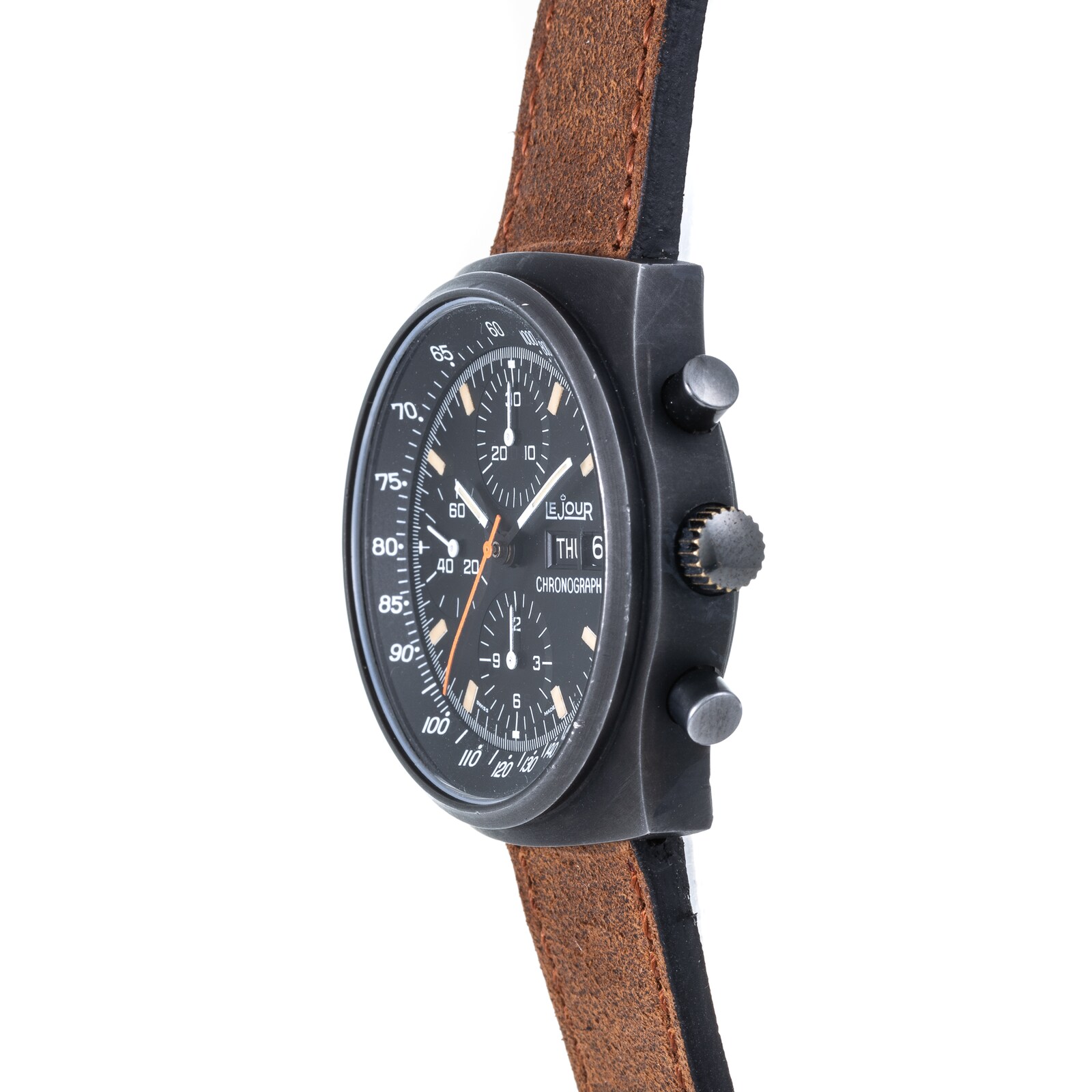 Pre-Owned Lejour by Analog Shift LeJour Chronograph PVD