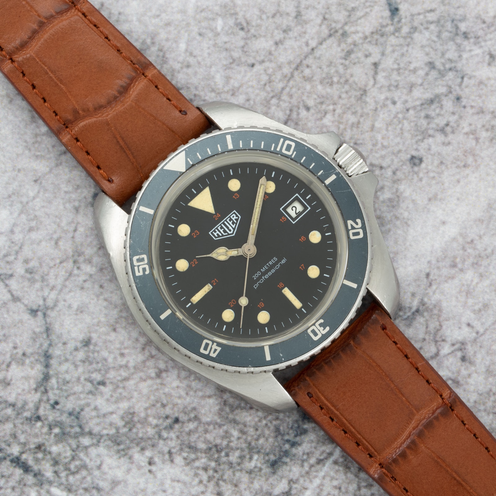 Pre-Owned Heuer by Analog Shift Heuer Monnin Professional Diver