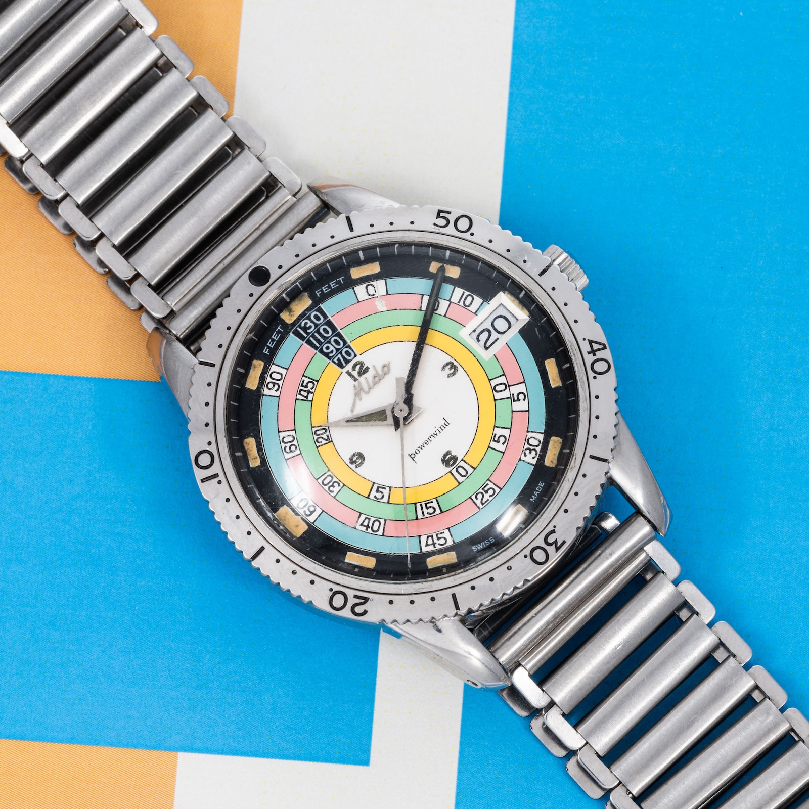 Pre-Owned Mido Powerwind Oceanstar 'Rainbow Diver'