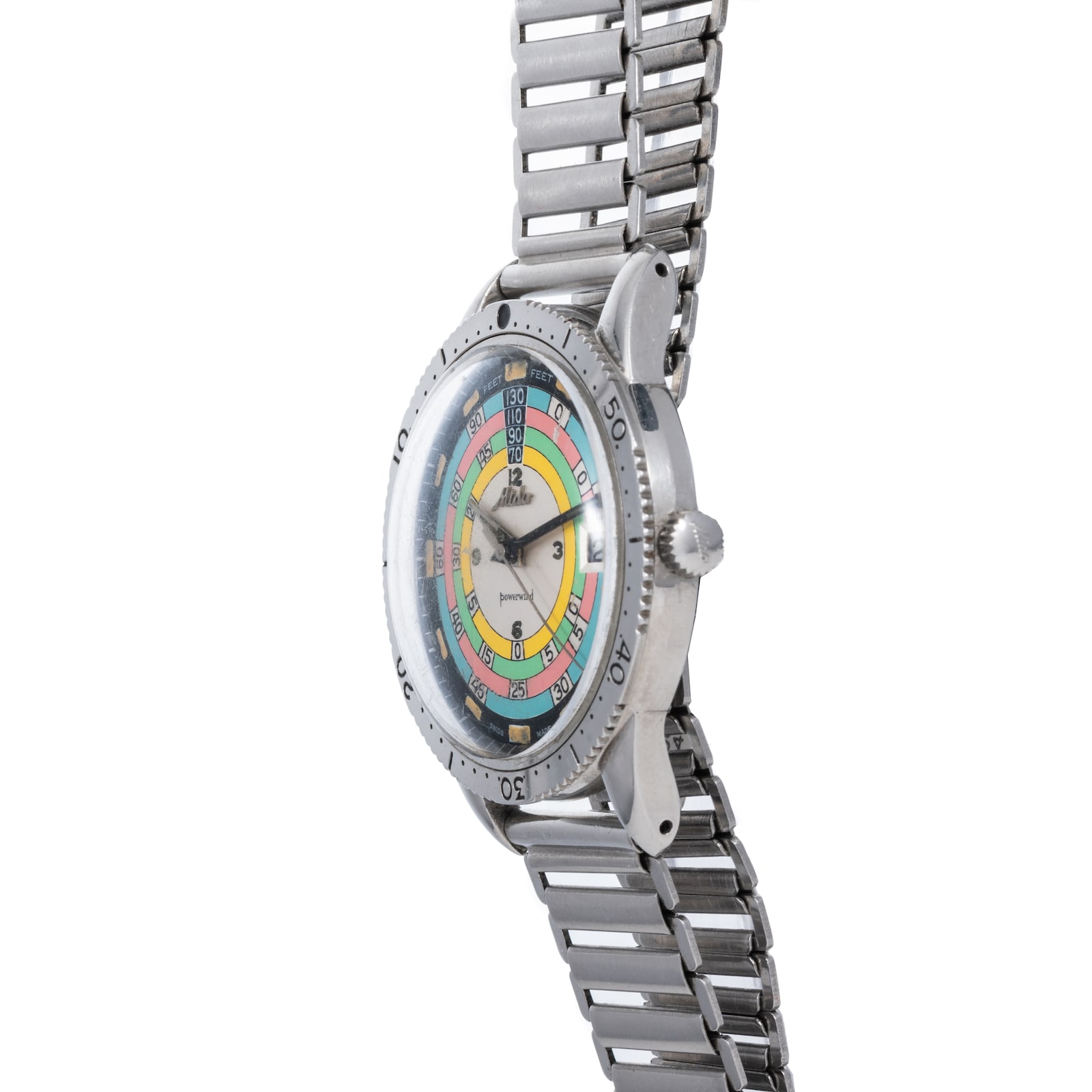 Pre-Owned Mido Powerwind Oceanstar 'Rainbow Diver'