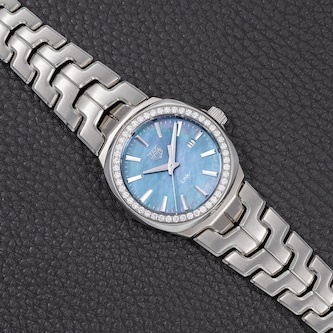 Pre-Owned TAG Heuer by Analog Shift Ladies Link 'Mother Of Pearl' Diamonds Pre-Owned TAG Heuer by Analog Shift Ladies Link 'Mother Of Pearl' Diamonds