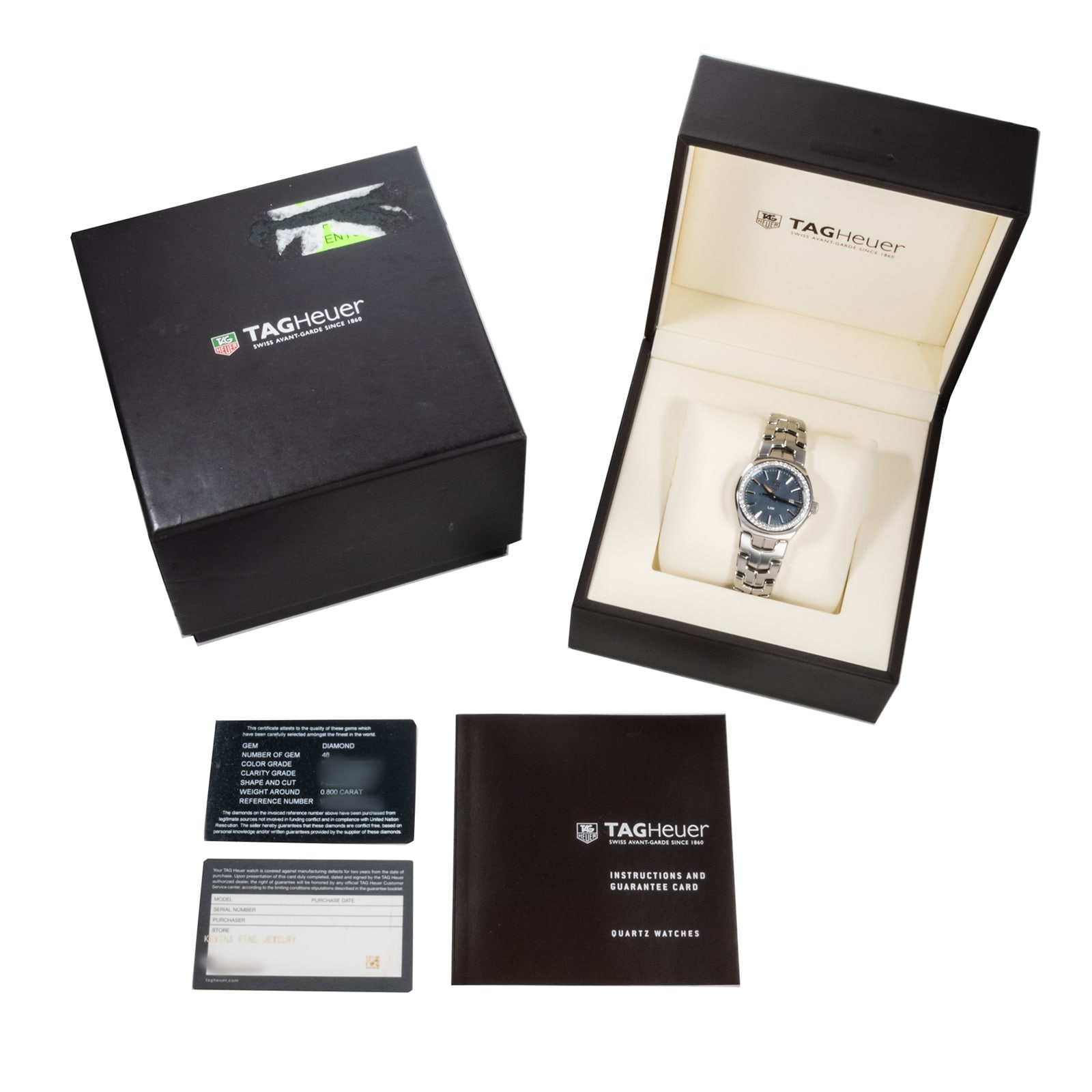 Pre-Owned TAG Heuer by Analog Shift Ladies Link 'Mother Of Pearl' Diamonds